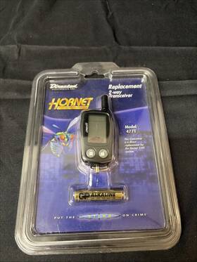 Hornet 477t Lcd 2-way Alarm Remote Start Transmitter Brand New