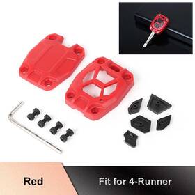 Cca2025082207 Hthe Red Key Fob Decor Cover Case Trim Protector Shell For 4runner 2010 Accessories