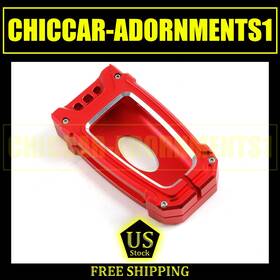 Cca2025090804 Hthe Red Key Fob Cover Skin Case Protector Shell For Ford F150 Raptor 18 /bronco 21