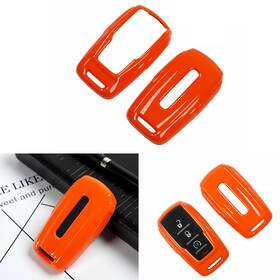 Cca2025091303 Hthe Key Fob Cover Skin Case Protector Trim Shell For Dodge Ram 1500 2018 Orange