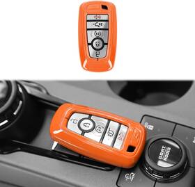 Hthe-10246 Hthe For Ford Bronco/sport Key Fob Shell Case Protecte Cover Orange