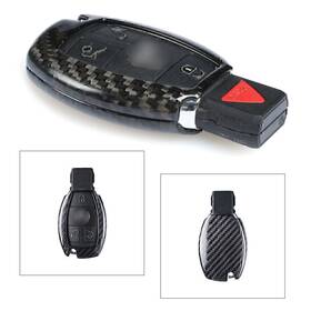 Hukyu 612048427765 Carbon Fiber Remote Key Shell Cover Case For Mercedes Benz Cla Cls Clk Glk Glc