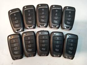 Tq8-rke-4f39 Hyundai 95430-s1000 Lot Of 10 Oem Flip Key Fob Remotes 4 Buttons