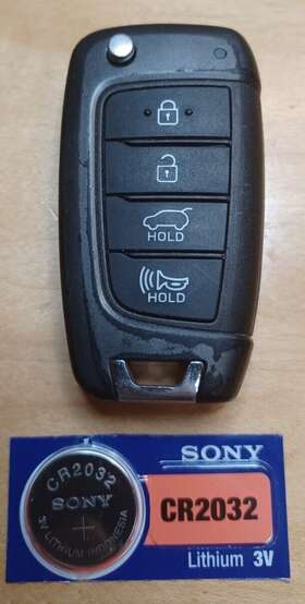 95430-s2100 Hyundai Genuine Oem 2019-2020 4 Button Santa Fe Flip Key Remote