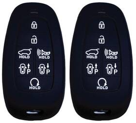 Hykik187n Hyundai 2-pack Key Fob Keyless Rubber Remote Cover Fits