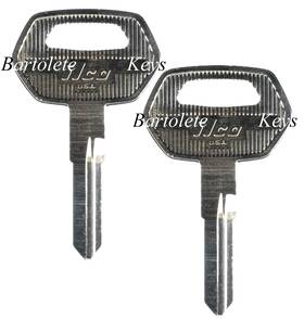 Ilco 036448109128 2 Replacement Car Key Blank Fits 1988 1989 1990 1991 1992 1993 Saab 900