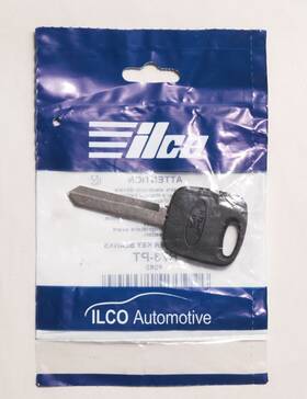 H73-pt Ilco 036448180004 Transponder Key Blank Shell Blade 4c Chip Ford Mercury