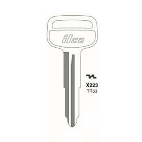 Dat-20 Ilco Uncut Key Blank Fits For Nissan Da37 10 Pack