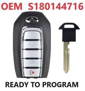 S180144716 Infinity Oem 2019-2022 Infiniti Q50 Q60 Smart Key Keyless Remote Fob Unlocked