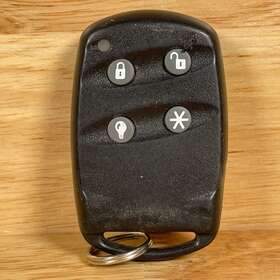 Interlogix Nx-470 Black Plastic Wireless Handheld 4-buttons Security Key Fob
