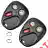Ir-gm-lhj011 Iproproducts Pair Of New Keyless Entry Remote Fobs Clicker Alarm Beeper Key Rings 683405228424