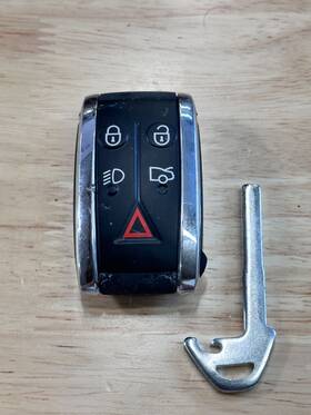 2006dj1120 Jaguar Smart Key Oem Unlocked Uncut Insert 434mhz Worn