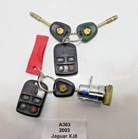 Hna5712be Jaguar 1998-2003 Oem Xj8 Xjr Remote Key Fob Control Transmitter Lock Set
