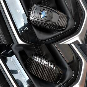 Kc075b Jammonmotoz Real Carbon Fiber Key Fob Remote Cover Case For Subaru Brz Wrx Legacy Outback Xv