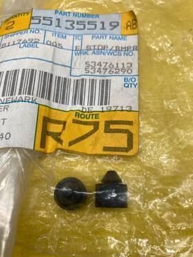 55135519ab Jeep New Oem 1999-2004 Grand Cherokee Fuel Door Bumpers 2 Nos
