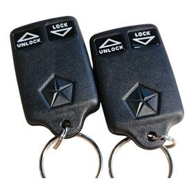 56042278 Jeep 56042277 New Oem Pair European 433mhz Remote- Zj #1 And #2 Key Fob