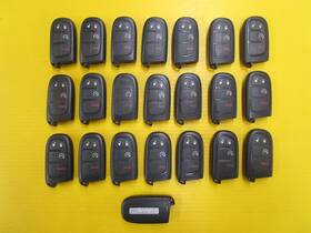 68105078 Jeep Lot Of 22 Oem Proximity Remote Prox Used/locked 4btn Start