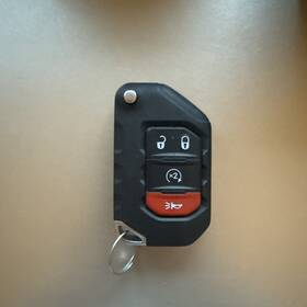 68416784 Jeep New Oem 2018-2025 Wrangler Flip Keyless Entry Remote Key Fob With Start