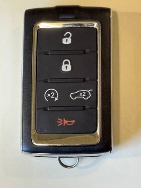 68469565 Jeep Oem 5 Button Remote Start Key Fob