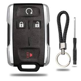 0011m8 Jjchq Key Fob Shell Case Replacement For Chevy Silverado Colorado Gmc Sierra 1500 2
