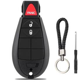 A28-chuy2148 Jjchq 3 Button Key Fob Case Replacement For Dodge Ram 1500 2500 3500 4500 5500 2008