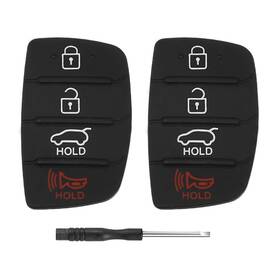 Jc-002 Jjchq Key Fob Rubber Button Pad Replacement For Hyundai Santa Fe Sport Sonata 2018 201