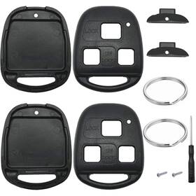 Jc-lkss00568 Jjchq 2 Pack Key Fob Shell Fits For Lexus Rx350 Rx330 Rx300 Rx400h Rx450h Black