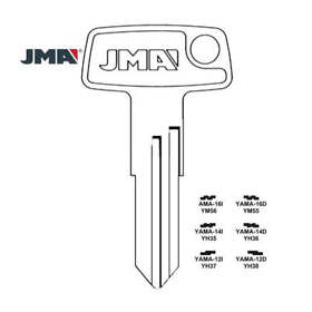 Dat-16 Jma Uncut Key Blank Fits For Nissan Subaru Suzuki Da34 10 Pack