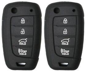 Hykik134n Kenny 2-pack Keyless Entry Flip Key Fob Remote Cover Fits Hyundai