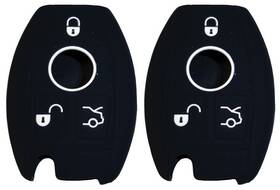 Mrcdn13 Kenny 2-pack Keyless Entry Key Fob Rubber Remote Cover Fits Mercedes Benz