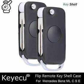 210-760-13-05 Keyecu 2107601305 2x Remote Key Shell Case For Mercedes Benz Ml430 E500 Sl320 Sl500 S320 S500 Hu39