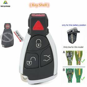 Keyecu C01158 For Mercedes-benz C E S Cls Clk Ml Slk Upgraded Remote Key Shell Case Fob
