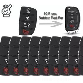 C16020 Keyecu Flip Remote Key Button Pad Fob 4 For Hyundai Tucson Santa Fe Ix35 Ix45