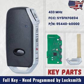 95440-k0000 Keyecu Sy5fkfge04 For Kia Soul 2019 -2021 Smart Keyless Remote Key Fob Unlocked