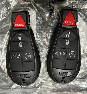 S5139-3 Keyless Canada 2 Entry 5 Buttons Remote Start Car Key Fob Fobik Shell For Chrysler 300