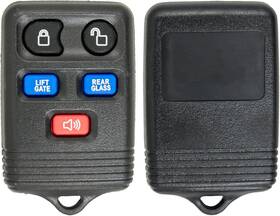 228-fd-shell.go Keyless2go Replacement For Key Fob Shell Case Select Lincoln Black