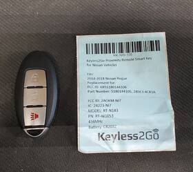 Rk-nis-105 Keyless2go 2014-2018 Nissan Rogue 3-button Key Fob