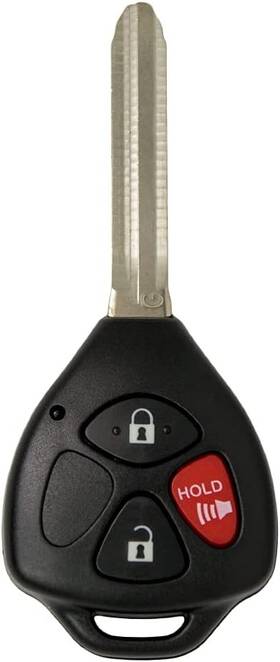 Rk-toy-304g.go Keyless2go Replacement For Keyless Entry Remote Car Key With G Chip Black