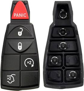 Iyz-c01c-rubber-16 Keylesscanada Lot Of 1 New Replacement Key Fob Fobik Rubber Button Compatible With And Fit