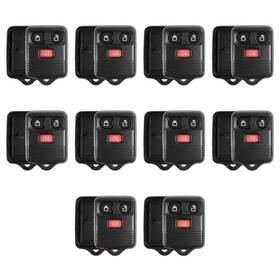 Kk-605 Keylessking 10 Replacement Keyless Remote Key Fob Clicker Shell Case Housing Fix Button Pad