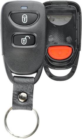 Kpt5547 Keylessoption Keyless Remote Key Fob Case Shell Button Pad Cover With Black