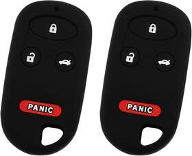 Kpt6411 Keylessoption Keyguardz Keyless Remote Car Key Fob Outer Shell Cover Soft Rubber Case Black