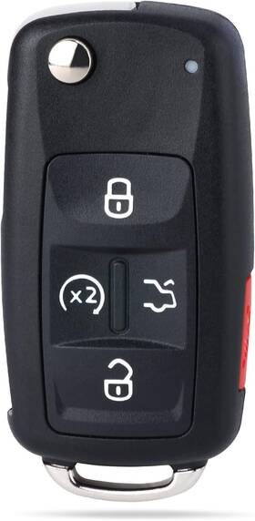 561837202a Keymall Keyless Entry Remote Key Fob Replacement For Volkswagen Tiguan Touareg Jetta