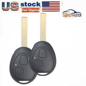 Id73 Keymaster 6598 2x Replacement Remote Key Fob For 2002 2003- 2005 Mini Cooper 315mhz Chip