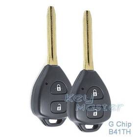 B41th Keymaster 2 For Toyota Corolla Hilux Yaris Fortuner 2008-2019 Remote Key Fob -g Chip