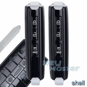 Wazske11e01 Keymaster 2 Smart Remote Key Shell Case For Mazda 3 Cx-30 2019 20 2021 2022 2023 Buttons