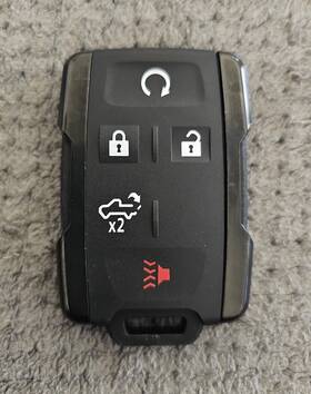 Ep-11012065 Keyxpress 5 Button Key Fob Shell 2019 2020 2021 Chevy Silverado 1500 2500 3500