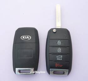 95430-1w003 Kia Oem 2014-2017 Rio Flip Keyless Entry Remote Fob Worn New Key