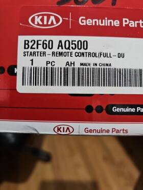 B2f60-aq500 Kia Remote Start Fob Engine Soul 2014-2016 B2f60-aq500 Kia Remote Start Fob Engine Soul 2014-2016