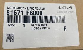 81671-f6000 Kia Genuine Parts Motor Assembly Panoramaroof 81671f6000 New